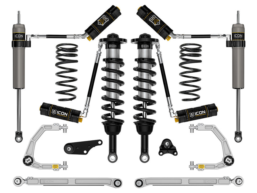 ICON 2024-2025 Toyota Tacoma 1.25-3" Lift, Stage 8 Suspension System, Billet, Overland Rear Springs for Toyota Tacoma