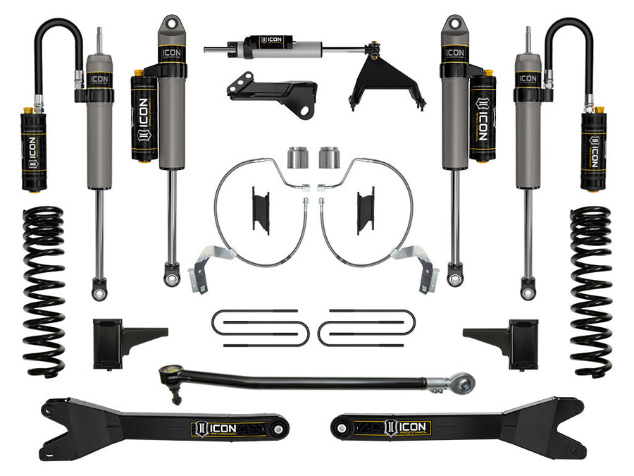ICON 2023-2025 Ford F-250/F-350 Super Duty 4WD, Gas, 4.5" Lift, Stage 5 Suspension System w/ Radius Arms for Ford Super Duty