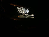 10-12 Ford Mustang LUXX-Series LED Projector Headlights Black | AlphaRex