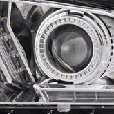 10-12 Ford Mustang PRO-Series Halogen Projector Headlights Chrome | AlphaRex