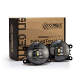 10-14 Ford Mustang (Only fits convertible and models with Type 2 fog lights) DoubleTap Dual Color LED Projector Fog Lights | AlphaRex