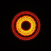 10-15 Ferrari 458 NOVA-Series Prismatic LED Tail Lights Red Clear | AlphaRex