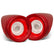 10-15 Ferrari 458 NOVA-Series Prismatic LED Tail Lights Red Clear | AlphaRex