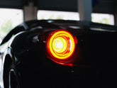 10-15 Ferrari 458 NOVA-Series Prismatic LED Tail Lights Red Smoke | AlphaRex