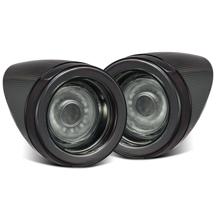 10-15 Ferrari 458 NOVA-Series Prismatic LED Tail Lights Smoke | AlphaRex