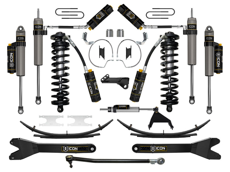 ICON 2023-2025 Ford F-250/F-350 Super Duty 4WD, 4-5.5" Lift, Stage 7 Coilover Conversion System w/ Radius Arms & Expansion Packs for Ford Super Duty