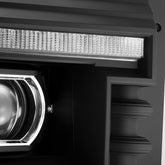 11-16 Ford Super Duty LUXX-Series LED Projector Headlights Black | AlphaRex