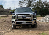 11-16 Ford Super Duty NOVA-Series LED Projector Headlights Alpha-Black | AlphaRex