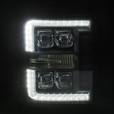 11-16 Ford Super Duty NOVA-Series LED Projector Headlights Alpha-Black | AlphaRex