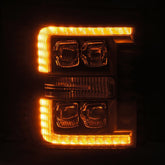 11-16 Ford Super Duty NOVA-Series LED Projector Headlights Black | AlphaRex