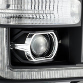 11-16 Ford Super Duty PRO-Series Halogen Projector Headlights Black | AlphaRex