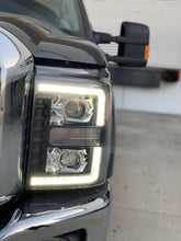 11-16 Ford Super Duty PRO-Series Halogen Projector Headlights Black | AlphaRex