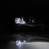 11-20 Toyota Sienna PRO-Series Halogen Projector Headlights Black | AlphaRex