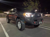 12-15 Toyota Tacoma LUXX-Series LED Projector Headlights Alpha-Black | AlphaRex
