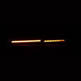 12-21 Tesla Model S LUXX-Series LED Tail Lights Alpha-Black (With Black Trunk Center Piece Replacement) | AlphaRex