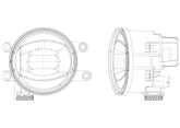 16-23 Toyota Tacoma DoubleTap Dual Color LED Projector Fog Lights | AlphaRex