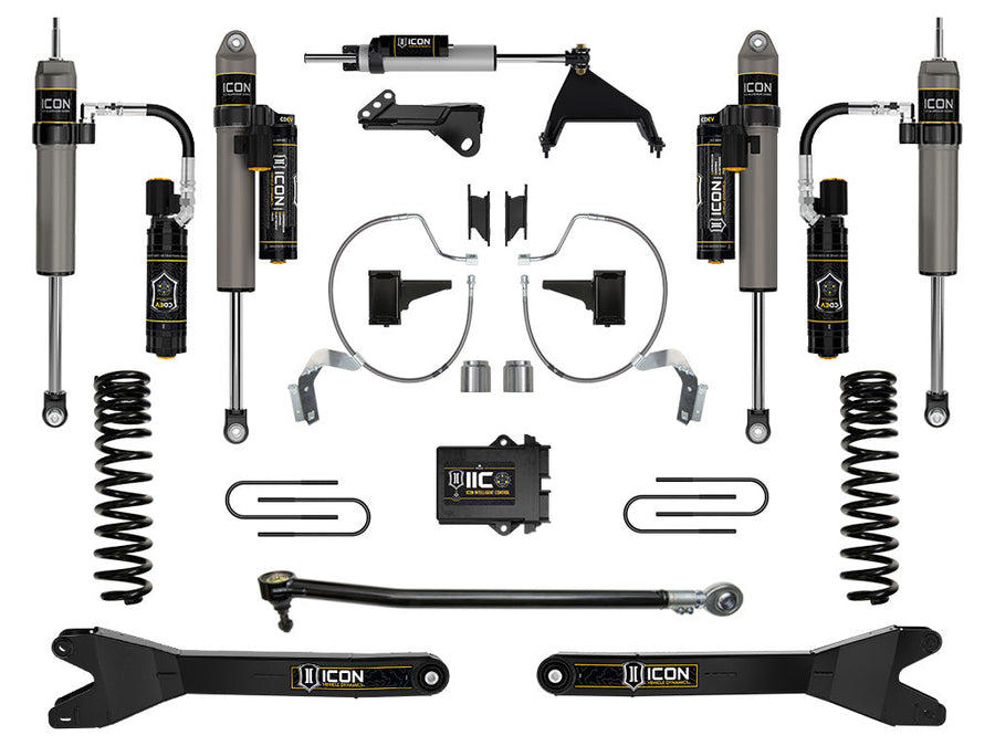 ICON 2023-2025 Ford F-250/F-350 Super Duty 4WD, Gas, 4.5" Lift, Stage 8 Suspension System w/ Radius Arms for Ford Super Duty
