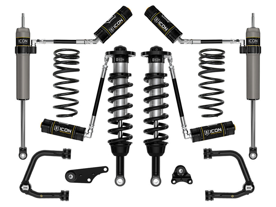 ICON 2024-2025 Toyota Tacoma 1.25-3" Lift, Stage 4 Suspension System, Tubular, Overland Rear Springs for Toyota Tacoma