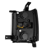 14-15 Chevrolet Silverado LUXX-Series LED Projector Headlights Alpha-Black | AlphaRex