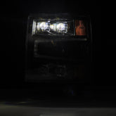 14-15 Chevrolet Silverado NOVA-Series LED Projector Headlights Black | AlphaRex