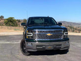 14-15 Chevrolet Silverado PRO-Series Halogen Projector Headlights Chrome | AlphaRex