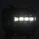 14-18 GMC Sierra NOVA-Series LED Projector Headlights Alpha-Black | AlphaRex