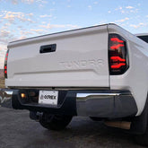 14-21 Toyota Tundra LUXX-Series LED Tail Lights Black-Red | AlphaRex