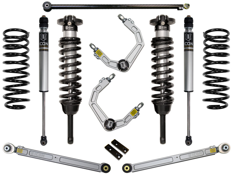 ICON 2010-Up Lexus GX460, 0-3.5" Lift, Stage 3 Suspension System, Billet UCA for Lexus GX460