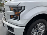 15-17 Ford F150 / 17-20 Ford F150 Raptor LUXX-Series LED Projector Headlights Black | AlphaRex
