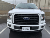 15-17 Ford F150 PRO-Series Halogen Projector Headlights Jet Black | AlphaRex