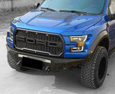 15-17 Ford F150 PRO-Series Halogen Projector Headlights Jet Black | AlphaRex