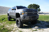 15-19 Chevrolet Silverado 2500HD/3500HD MK II NOVA-Series LED Projector Headlights Chrome | AlphaRex