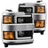 15-19 Chevrolet Silverado 2500HD/3500HD PRO-Series Halogen Projector Headlights Black | AlphaRex