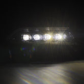 15-23 Dodge Charger NOVA-Series LED Projector Headlights Alpha-Black | AlphaRex