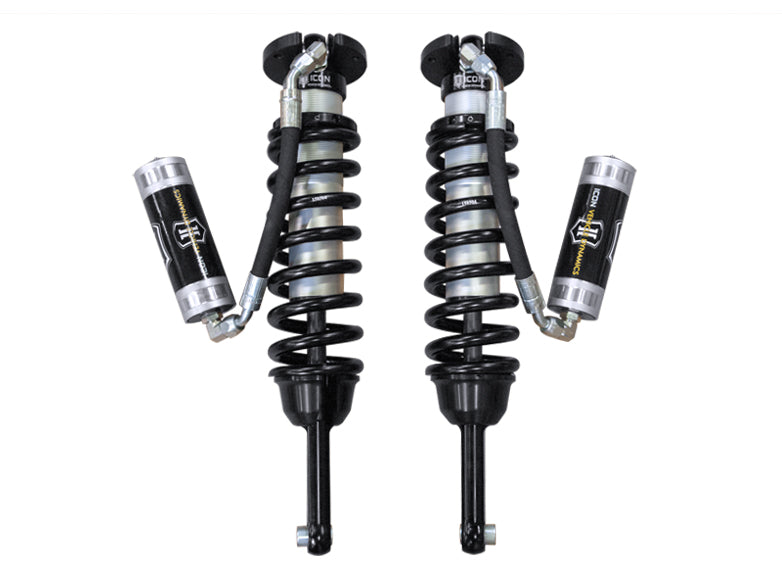 ICON 2005-2023 Toyota Tacoma, 0-3.5"/0-2.75" Lift, Front, V.S. 2.5 Series Coilover Kit, Extended Travel, Remote Reservoir, 700 lbs/in Coils, Pair for Toyota Tacoma
