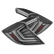 16-21 Honda Civic Hatchback NOVA-Series Prismatic LED Tail Lights Black | AlphaRex