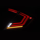 16-21 Honda Civic Hatchback NOVA-Series Prismatic LED Tail Lights Black | AlphaRex