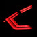 16-21 Honda Civic Hatchback NOVA-Series Prismatic LED Tail Lights Black Smoke | AlphaRex