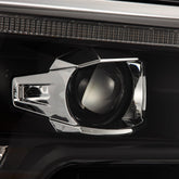 16-23 Toyota Tacoma MK II PRO-Series Halogen Projector Headlights Black | AlphaRex