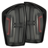 16-23 Toyota Tacoma NOVA-Series Prismatic LED Tail Lights Black | AlphaRex