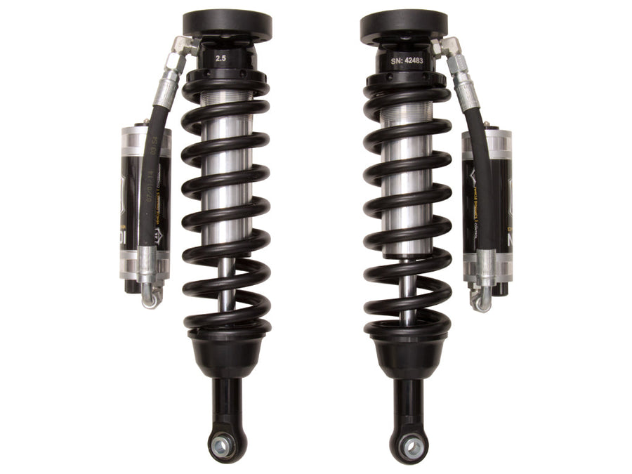 ICON 2011-Up Ford Ranger T6, 1-3” Lift 2.5 VS Remote Reservoir/CDCV Coilover Kit for Ford Ranger