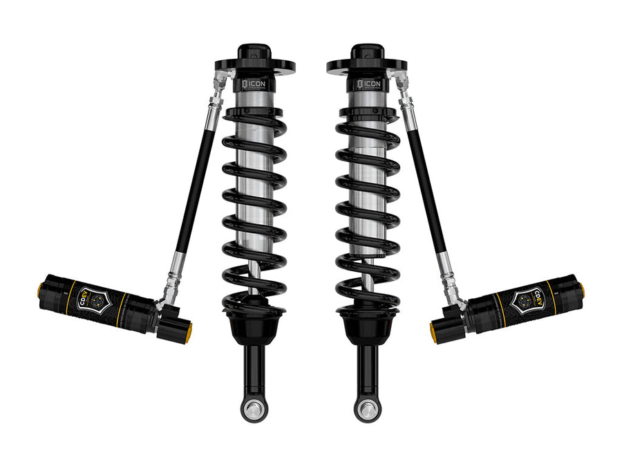 ICON 2021-2025 Ford F-150 4WD/Tremor, 3.5-4.5"/2.5-3" Lift, Front, V.S. 2.5 Series Coilovers, Remote Reservoir w/ CDEV, Pair for Ford F-150