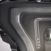 18-20 Ford F150 (MK II 14th Gen Style) LUXX-Series LED Projector Headlights Black | AlphaRex