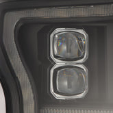 18-20 Ford F150 (MK II 14th Gen Style) NOVA-Series LED Projector Headlights Black | AlphaRex