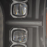 18-20 Ford F150 (MK II 14th Gen Style) NOVA-Series LED Projector Headlights Black | AlphaRex
