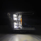 18-20 Ford F150 (MK II 14th Gen Style) NOVA-Series LED Projector Headlights Black | AlphaRex