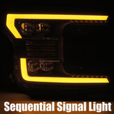 18-20 Ford F150 NOVA-Series LED Projector Headlights Chrome | AlphaRex