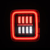 18-25 Jeep Wrangler JL NOVA-Series Prismatic LED Tail Lights Alpha-Black | AlphaRex