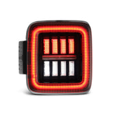 18-25 Jeep Wrangler JL NOVA-Series Prismatic LED Tail Lights Alpha-Black | AlphaRex