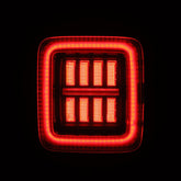 18-25 Jeep Wrangler JL NOVA-Series Prismatic LED Tail Lights Black-Red | AlphaRex